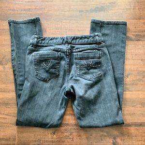 DKNY Antique Black straight jeans SZ- 6